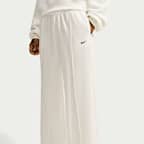 Nike Studio Fleece Plush Women's Mid-Rise Wide-Leg Pants