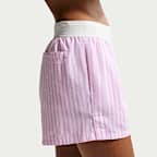 Nike Sportswear Chill Poplin Women's Loose Mid-Rise Stripe Shorts