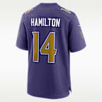 Kyle Hamilton Baltimore Ravens Men's Nike NFL Game Jersey