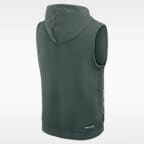 Green Bay Packers Rivalries Collection Sideline Men's Nike Dri-FIT NFL Sleeveless Pullover Hoodie