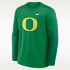 Oregon Sideline Coach Men's Nike Therma-FIT College Long-Sleeve T-Shirt