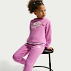 Nike Little Kids' Fleece Pullover Hoodie and Joggers Set