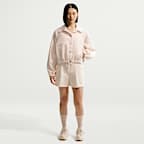 나이키 스포츠웨어 여성 오버사이즈 새틴 코치 재킷