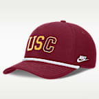 Gorra universitaria Nike ajustable para hombre USC Legacy Basketball Rope Rise