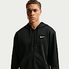 Sudadera con gorro de tejido Fleece Dri-FIT con protección contra los rayos UV de cierre completo para hombre Nike Flex