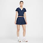 ナイキコート コート コレクション ウィメンズ Dri-FIT クロップド テニスポロ