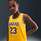 Jersey Nike Dri-FIT de la NBA Swingman para hombre Los Angeles Lakers Icon Edition