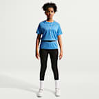 Playera de manga corta Nike Miler Dri-FIT para niños talla grande