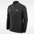 New York Jets Logo Victory Men's Nike Dri-FIT NFL 1/2-Zip Long-Sleeve Top