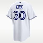 Jersey Nike de la MLB Replica para hombre Alejandro Kirk Toronto Blue Jays