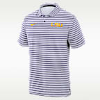 Polo universitaria Nike Dri-FIT para hombre LSU Primetime