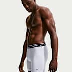 Nike Essential Men's Cotton Stretch Boxer Briefs (3-Pack)
