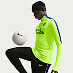 Strike Atlético de Madrid Camiseta de fútbol de entrenamiento de tejido Knit Nike Dri-FIT - Hombre