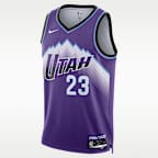 Lauri Markkanen Utah Jazz Icon Edition Men's Nike Dri-FIT NBA Swingman Jersey