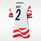 Jersey de futbol Nike Dri-FIT de Sergiño Dest del USMNT local 2026 Stadium para mujer