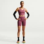 Débardeur de sport court avec brassière à maintien normal Nike Tempo pour femme
