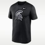 Playera universitaria Nike Dri-FIT para hombre Michigan State Spartans Color Pop Logo Legend