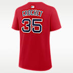 Playera Nike de la MLB para mujer Garrett Crochet Boston Red Sox