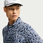 Nike Par Men's Dri-FIT Tartan Camo Print Golf Polo