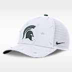 Michigan State Country Club Golfin' Rise Men's Nike College Trucker Adjustable Hat