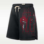 Shorts de básquetbol de tejido Fleece para hombre Toronto Raptors Standard Issue Nike