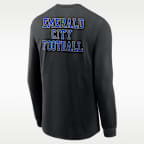 Playera de manga larga Nike Dri-FIT de la NFL para hombre Seattle Seahawks Double Rewind