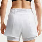 Nike One Women's Dri-FIT High-Waisted 8cm (approx.) 2-in-1 Shorts