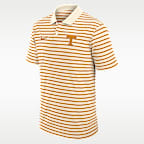 Polo universitaria Nike Dri-FIT para hombre Tennessee Striped