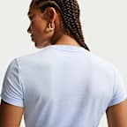 T-shirt recortada Nike Sportswear Chill Knit para mulher