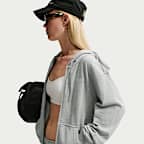 Sudadera con gorro de cierre completo para mujer Nike Studio Fleece Lightweight