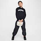 กระเป๋าเด็กโตแบบพาดลำตัวขนสัตว์สังเคราะห์ Nike (1 ล.)