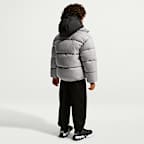 Nike Little Kids' Heathered Twill Puffer Jacket