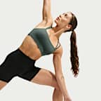 Brassière de sport rembourrée à maintien léger Nike Zenvy Strappy pour femme