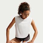 เสื้อยืดวิ่งแขนกุดผู้หญิง Dri-FIT Nike Swift Butterfly