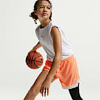 Shorts de básquetbol Dri-FIT para niños talla grande A'ja Wilson