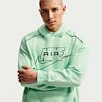 Sudadera con gorro sin cierre de tejido Fleece para hombre Nike Air