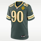 Jersey Nike de la NFL Game para hombre Lukas Van Ness Green Bay Packers Rivalries Collection