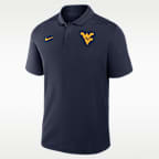Polo universitaria Nike Dri-FIT para hombre West Virginia Victory