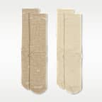 Nike Everyday Wool Cushioned Crew Socks (2 Pairs)