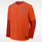 Clemson Dugout Men's Nike Dri-FIT College 1/4-Zip Long-Sleeve Windshirt