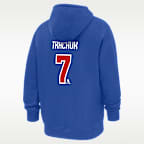 Sudadera con gorro sin cierre para hombre Brady Tkachuk Nike USA Olympic Team 2026 "Gold Medal"