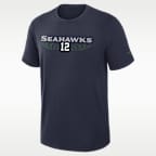 Seattle Seahawks Rivalries Collection Slub Men's Nike Dri-FIT NFL T-Shirt