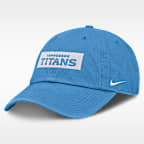 Tennessee Titans Primetime Club Wordmark Men's Nike NFL Adjustable Hat