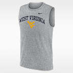 West Virginia Primetime Arch Legend Men's Nike Dri-FIT College Muscle Tank Top