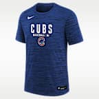 Chicago Cubs Authentic Collection Velocity Big Kids' Nike Dri-FIT MLB T-Shirt