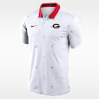 Georgia Vapor Pattern Men's Nike Dri-FIT College Polo