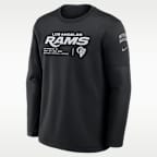 Los Angeles Rams Salute to Service Sideline Coaches Men's Nike NFL Pullover Crew