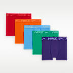 Nike Big Kids' Dri-Fit Color Pop Boxer Briefs (5 Pairs)