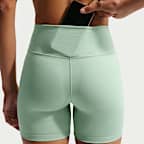 Nike One Mallas cortas de 13 cm y talle alto - Mujer