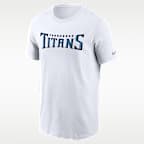 Tennessee Titans Primetime Wordmark Essential Men's Nike NFL T-Shirt